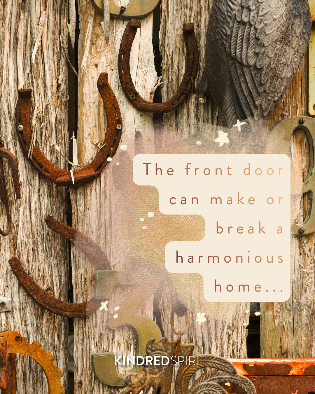 Thresholds, the lore of the front door, how to hang your horseshoe and more...

Read an extract from Household Lore, the new book from BBC radio's Folklore Expert Liza Frank – just click the link in our bio to visit the Kindred Spirit blog now 🍀