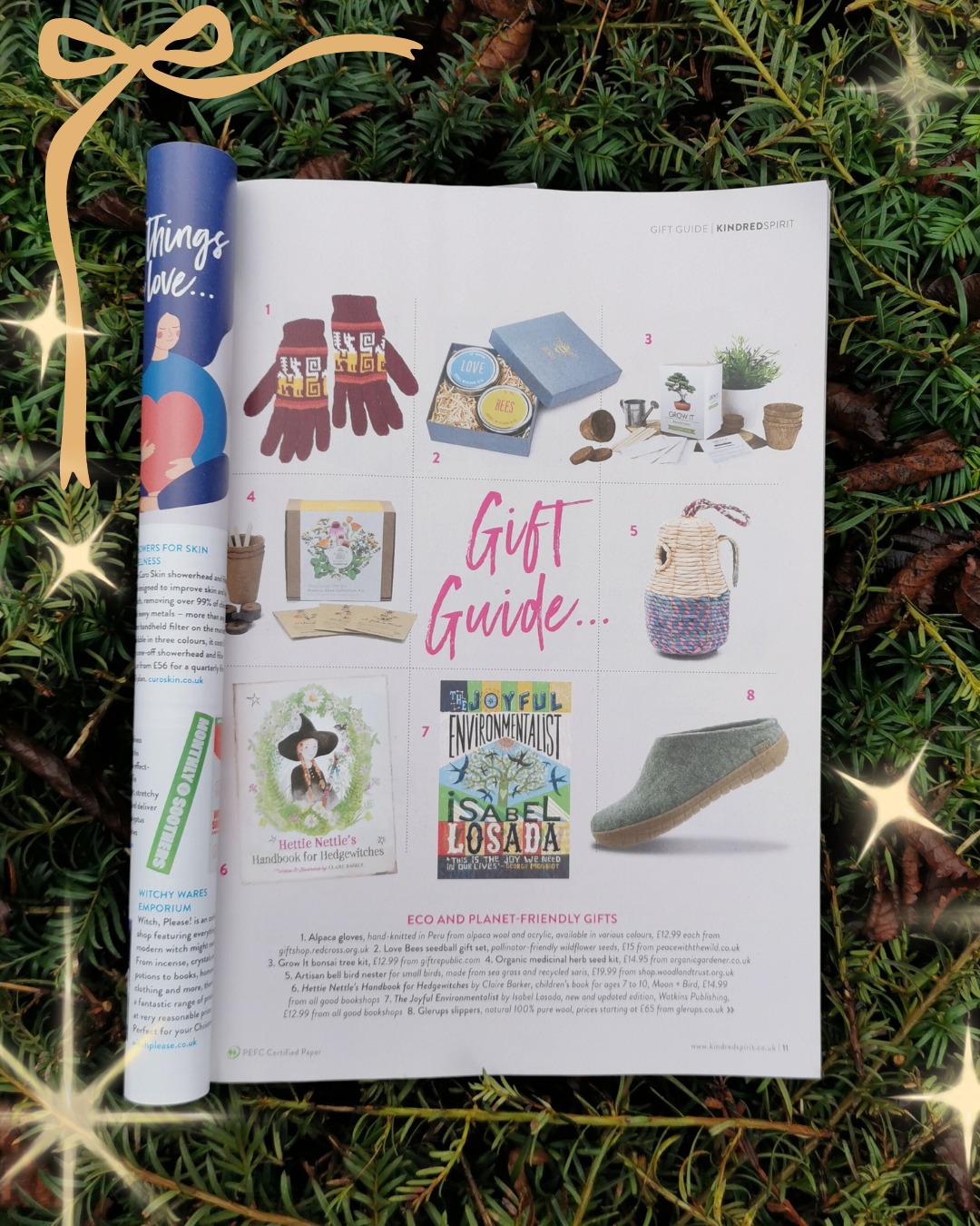 Don't miss our festive gift guide, with ideas for the mind, body and spirit, plus eco and planet-friendly gifts, in the Winter edition of Kindred Spirit 🌎💚

Click the link in our bio to get your copy today for just £6.99:  https://kindredspirit.co.uk/product/winter-2025-issue-197/