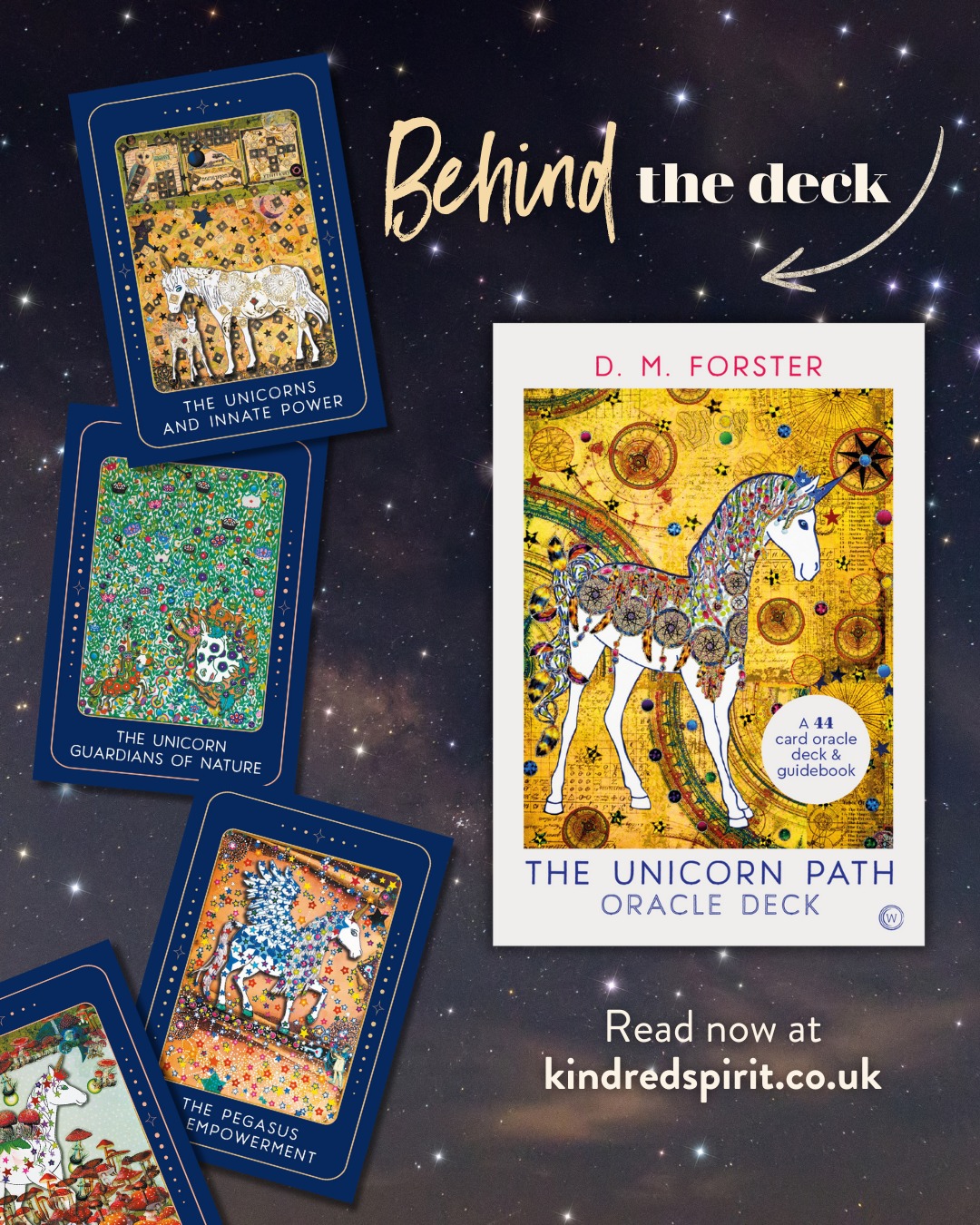 Here's one for the unicorn-lovers... ✨🦄 You'll definitely want to check out this new oracle deck!

Get a glimpse into some of the cards in the Unicorn Path Oracle Deck over on our website now, with insight from creator D M Forster. Just click the link in our bio to visit the blog ✨

The Unicorn Path Oracle Deck is out on 2 December and available for preorder now ✨ @watkinswisdom  #unicorn #oracle #divination