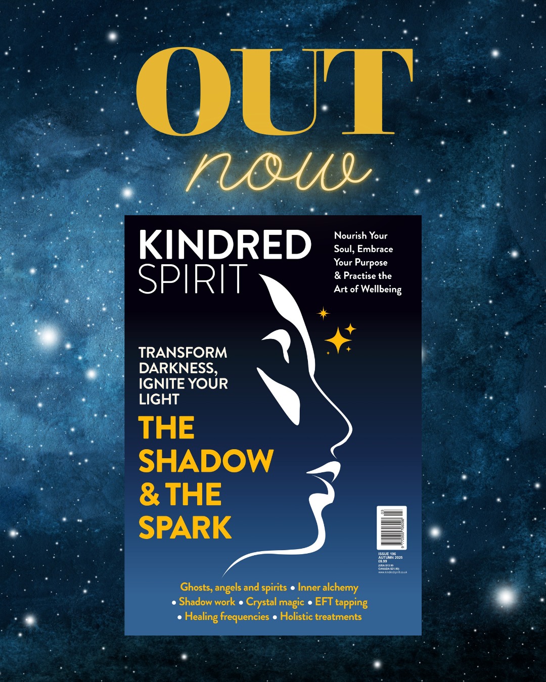 Out now! The Autumn issue of Kindred Spirit has arrived ✨
Filled with inspiring stories, spiritual wisdom, and nourishing seasonal recipes – everything you need to welcome the season with balance and light.
Get your copy today from the link in our bio ⭐🤗