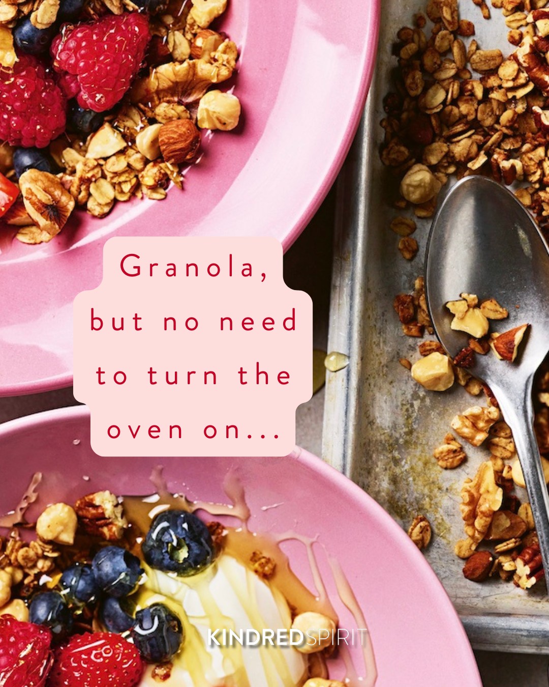 There's no need to turn on the oven for a delicious, nutritious breakfast this festive season 🥣😋

Save this recipe for your new go-to granola – just click the link in our bio to visit the KS blog and search for 'Chai spiced granola' 🩷