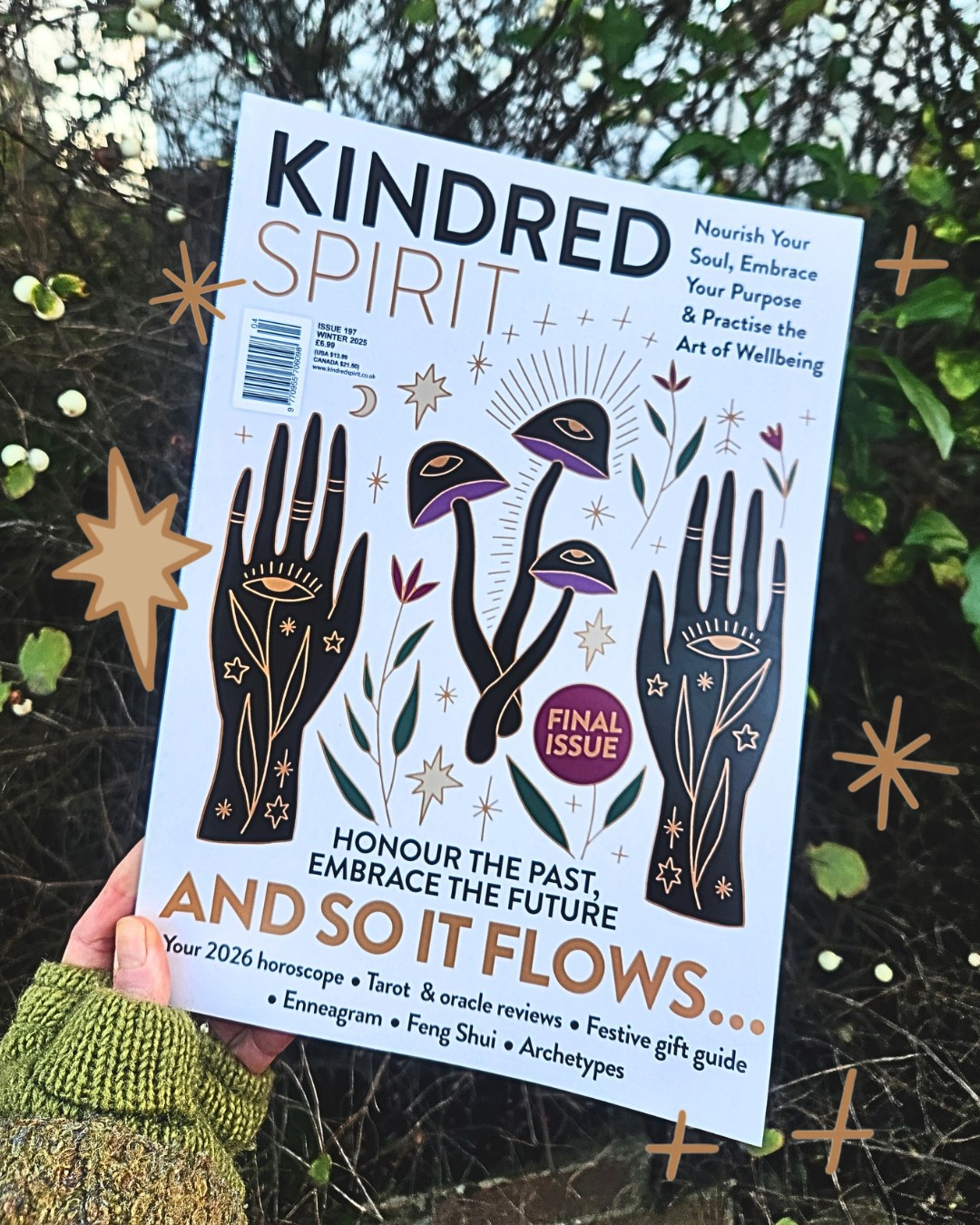 ❄️ Our Winter issue is still available! ❄️ Get yours now while stocks last and start the new year with #spiritual style ✨

You can also buy the magazine as a digital PDF on our website, as well as browse past issues at reduced prices – just click the link in our bio to visit the webshop.